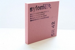 Sylomer SR 42, розовый, 1500x400х25 мм